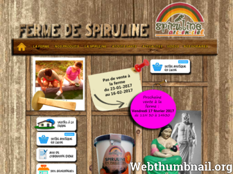 spirulinearcenciel.fr website preview