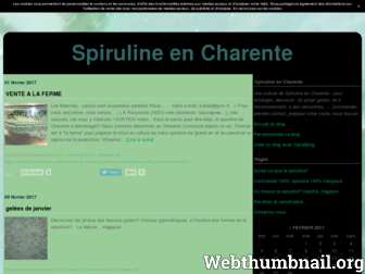 icarespiruline.canalblog.com website preview