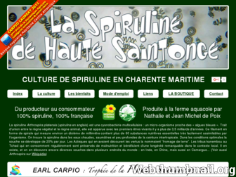 spiruline-fr.com website preview