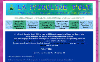 spirulinedolt.fr website preview