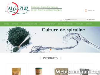 algazur.fr website preview