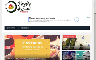 recettedesushi.fr website preview