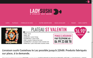 lady-sushi-castelnau.fr website preview