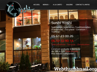 sushiyoshi.fr website preview