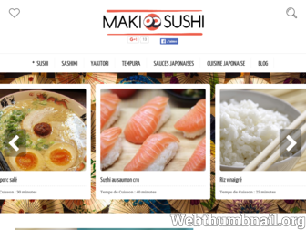 makisushi.fr website preview