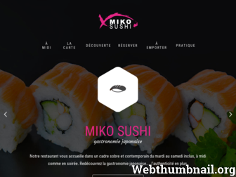 miko-sushi.com website preview