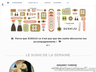 sushiju.fr website preview