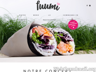 fuumisushiburrito.com website preview