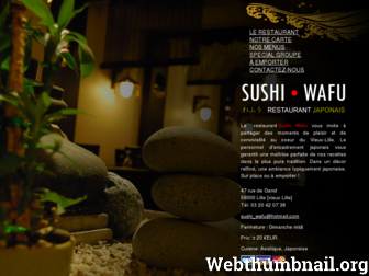 sushi-wafu.fr website preview