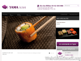 yamasushi-les-milles.com website preview