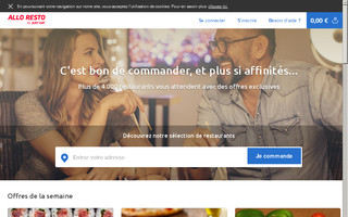 alloresto.fr website preview