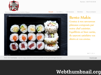 cent-sushis.fr website preview