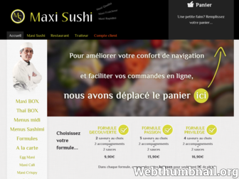 maxisushi.com website preview