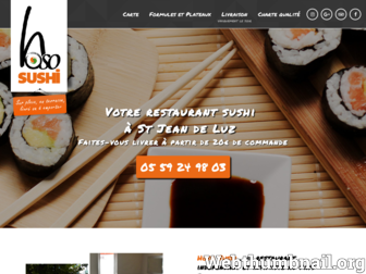 hososushi.fr website preview