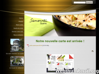 samouraisushis.fr website preview