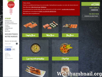 osushi.fr website preview