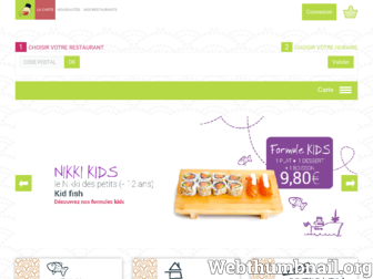 nikkisushi.com website preview