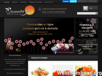 eizosushi.fr website preview