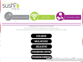 resto-sushis.com website preview