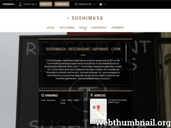 sushimasa-lyon.fr website preview