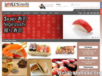 shop.yokisushi.com website preview