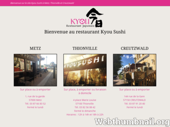 kyousushi.com website preview