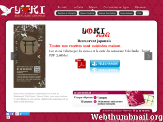 yokisushi.com website preview