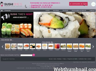 sushitimes.fr website preview