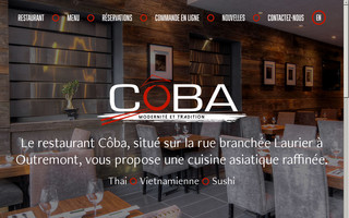 restaurantcoba.com website preview