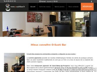 o-sushibar.fr website preview