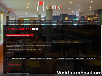 kamiko.fr website preview