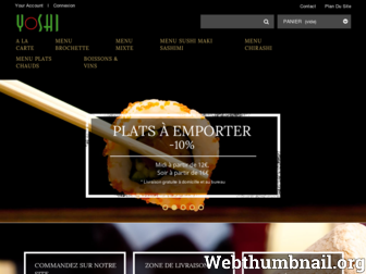 yoshi-sushi.fr website preview