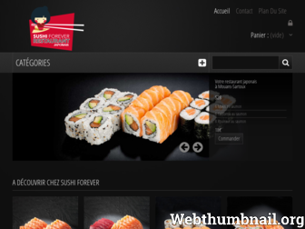 sushiforever.fr website preview