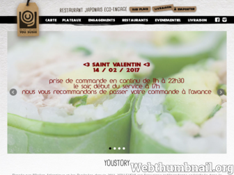 yousushi.fr website preview