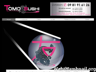 tomo-sushi.fr website preview