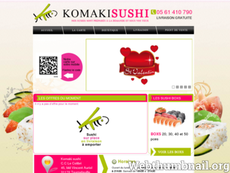 komakisushi.com website preview