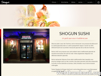 shogun-sushi.fr website preview