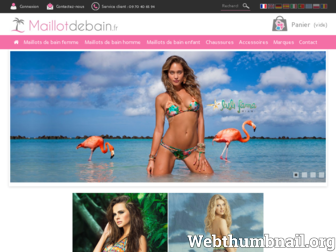 maillotdebain.fr website preview