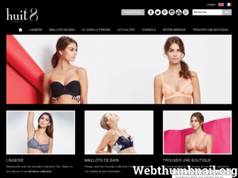 huit.fr website preview