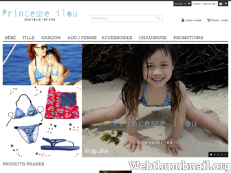 princesse-ilou.com website preview