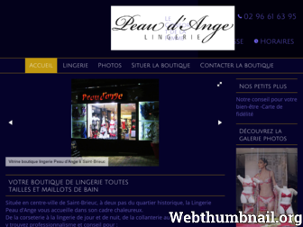 lingerie-saint-brieuc.fr website preview