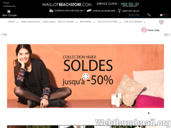 maillotbeachstore.com website preview