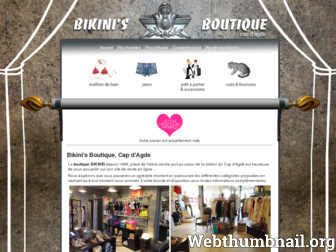 bikinisboutique.fr website preview