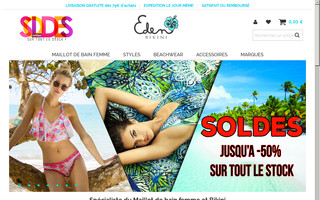 edenbikini.com website preview