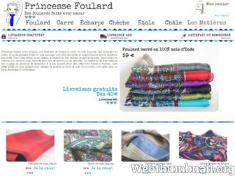 princessefoulard.com website preview