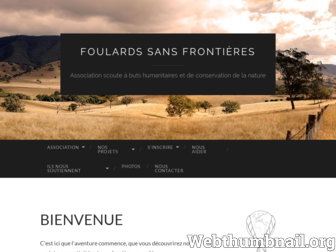 foulardssansfrontieres.org website preview