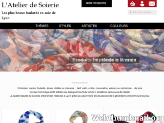 atelierdesoierie.com website preview