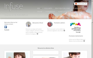 infusetextile.com website preview