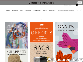 vincent-pradier.com website preview