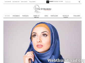 chicandmodesty.com website preview